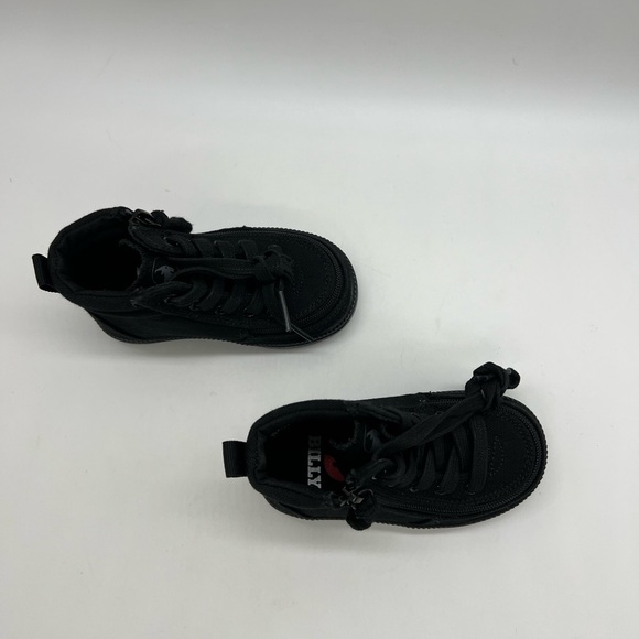 Billy Goat Kids Black High-Top Canvas Sneakers Size Baby 6 - Picture 5 of 10